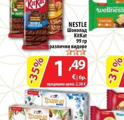 NESTLE Шоколад KitKat