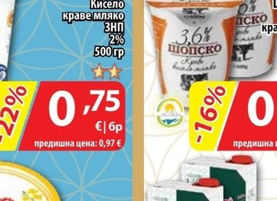 ФИБЕЛА Млечна напитка с плодов вкус