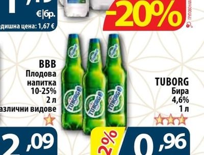 TUBORG Бира