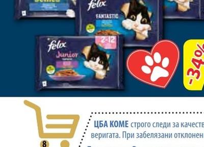 FELIX Fantastic Храна за котка пауч