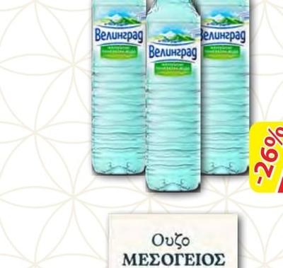 ВЕЛИНГРАД Минерална вода