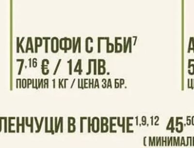 КАРТОФИ С ГЪБИ