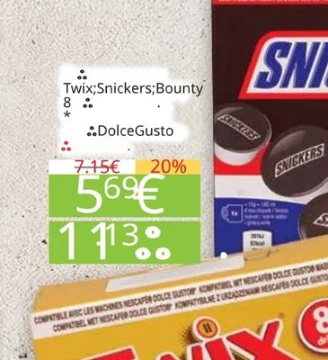 Snickers Snickers Dolce Gusto