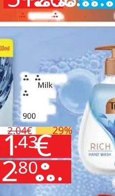 TEO TEO RICH MILK HAND WASH