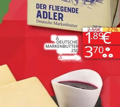 DER FLIEGENDE ADLER Deutsche Markenbutter