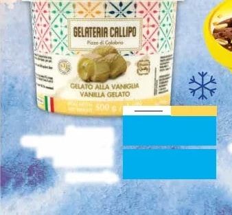 GELATERIA CALLIPO GELATO ALLA VANIGLIA VANILLA GELATO