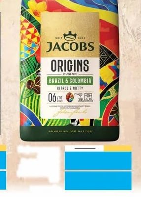 JACOBS JACOBS ORIGINS BRAZIL & COLOMBIA CITRUS & NUTTY
