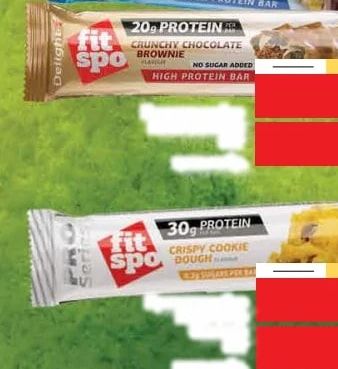 fit spo 20g PROTEIN COOKIES & CREAM HIGH PROTEIN BAR