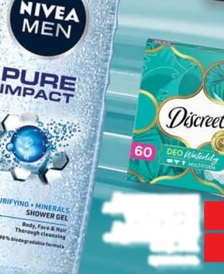 NIVEA MEN PURE IMPACT PURIFYING + MINERALS SHOWER GEL