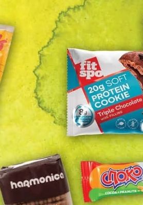 fit spo 20g SOFT PROTEIN COOKIE Triple Chocolate with FILLING