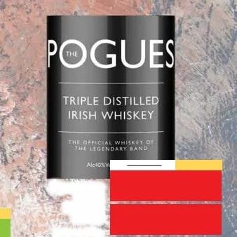 POGUES TRIPLE DISTILLED IRISH WHISKEY