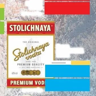 STOLICHNAYA Stolichnaya vodka