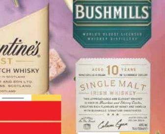BUSHMILLS BUSHMILLS SINGLE MALT IRISH WHISKEY