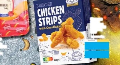 BREADED CHICKEN STRIPS with Cornflakes