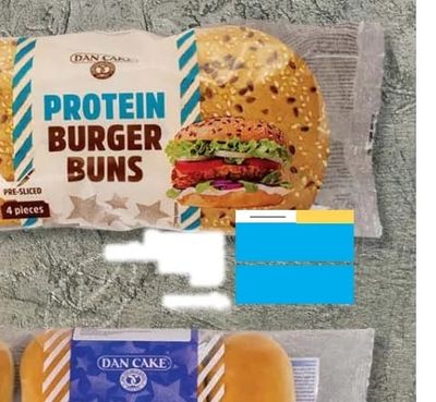 DAN CAKE PROTEIN BURGER BUNS