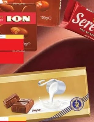 ION MILK CHOCOLATE WITH WHOLE HAZELNUTS