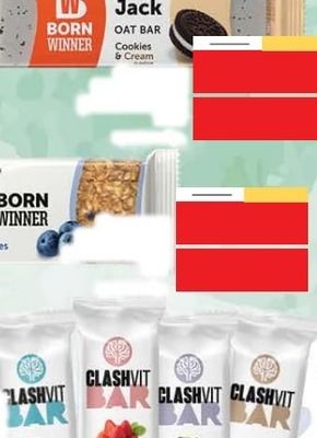 BORN WINNER Flap Jack OAT BAR Cookies & Cream