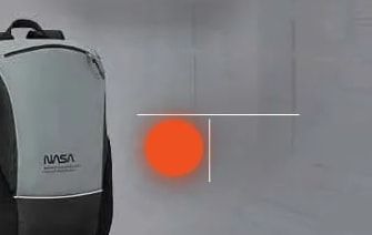 NASA NASA grey and black travel backpack