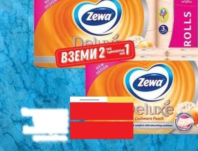 Zewa Deluxe Cashmere Peach Toilet Paper