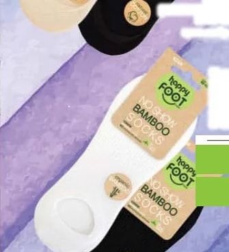 happy FOOT IN-SHOE COTTON SOCKS