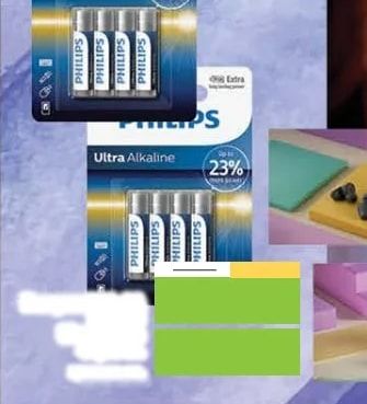 PHILIPS Ultra Alkaline AAAx4