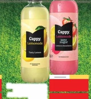 Cappy Cappy Lemonade Zero Sugar Lemon & Strawberry