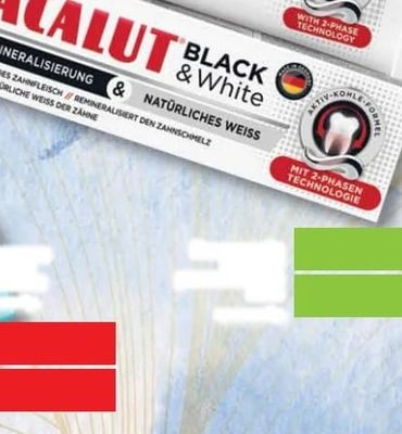 LACALUT LACALUT BLACK & White REMINERALISATION & NATURAL WHITENESS