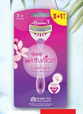 Wilkinson Xtreme 3 My Intuition Comfort Cherry Blossom