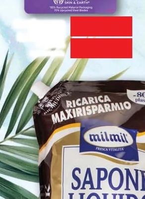 Milmil Sapone Liquido Argan & Miele