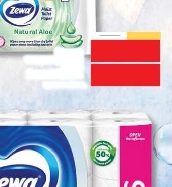 Zewa Zewa Moist Toilet Paper Natural Aloe