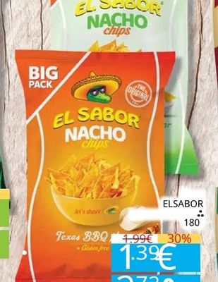El Sabor EL SABOR Nacho Chips Texas BBQ