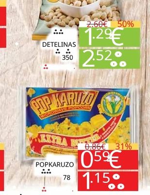 Popkaruzo POPKARUZO Microwave Popcorn Extra Butter