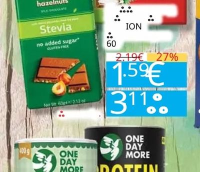 ION hazelnuts Stevia