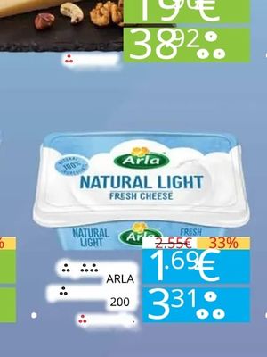 NATURAL LIGHT FRESH CHEESE