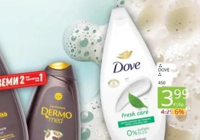 Dove Душ гел Fresh Care