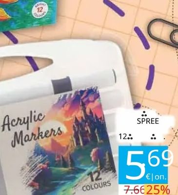 spree art Fibrepens Флумастери