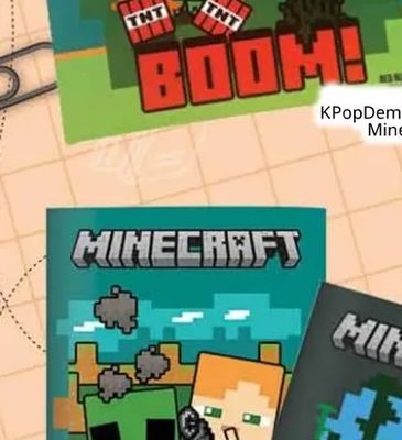 KPopDemon Hunters; Minecraft; Stitch Minecraft тетрадка