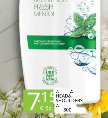 head & shoulders Menthol Fresh Mentol Anti-Dandruff Shampoo