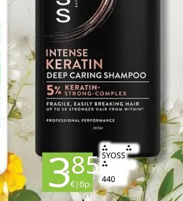 SYOSS Intense Keratin Deep Caring Shampoo