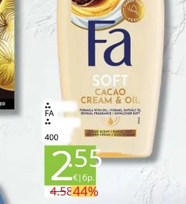Fa Soft Cacao Cream & Oil