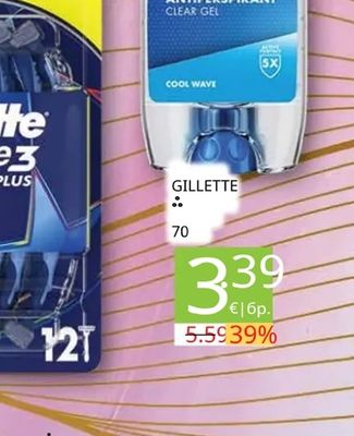 Gillette ANTIPERSPIRANT CLEAR GEL