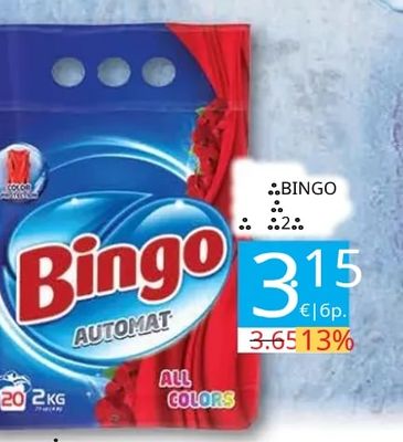 Bingo AUTOMAT ALL COLORS