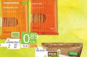 harmonica Whole Grain sticks