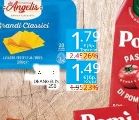 de Angelis LASAGNE FRESCHE ALL'UOVO