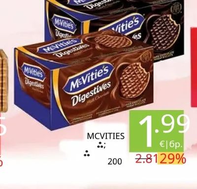 MCVITIES Бисквити Digestives