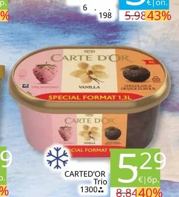 CARTE D'OR SPECIAL FORMAT 1,3L