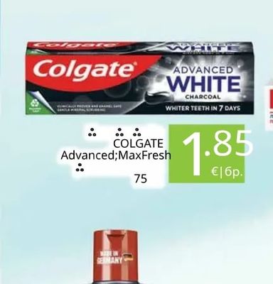 COLGATE Advanced; MaxFresh