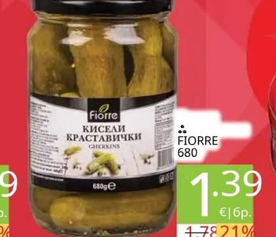 Fiorre КИСЕЛИ КРАСТАВИЧКИ