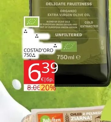Costa d'Oro IL BIOLOGICO ORGANIC EXTRA VIRGIN OLIVE OIL