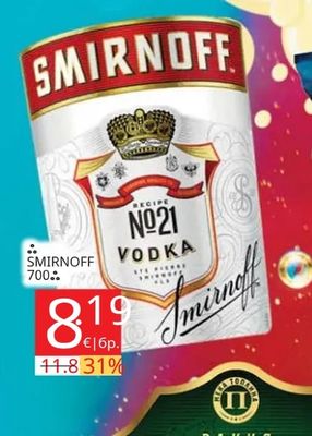 SMIRNOFF VODKA
